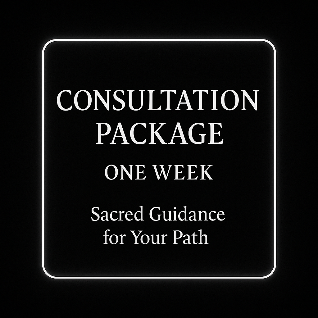 One-Week Consultation Package – Ongoing Spiritual Guidance & Personalized Support