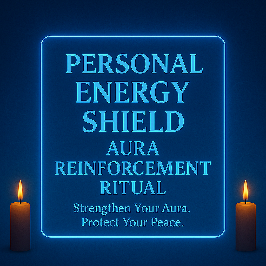Personal Energy Shield – Aura Reinforcement Ritual for Protection & Emotional Stability