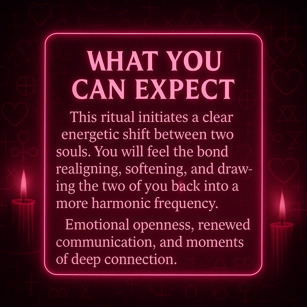 Sacred Union Alignment – Deep Spiritual Bonding Ritual for Love, Harmony & Energetic Connection